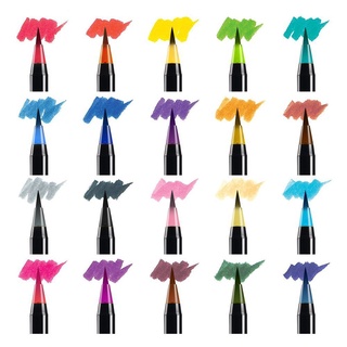 Bộ 20 bút lông màu nước cao cấp water color brush pen tặng 1 cọ water - ảnh sản phẩm 4