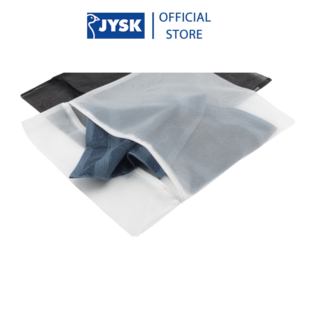 Túi giặt | JYSK Oddvard | polyester | trắng-đen | R40xD50cm