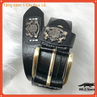 Thắt Lưng Dây Nịt Nam Da Bò Nguyên Miếng Thật 100%