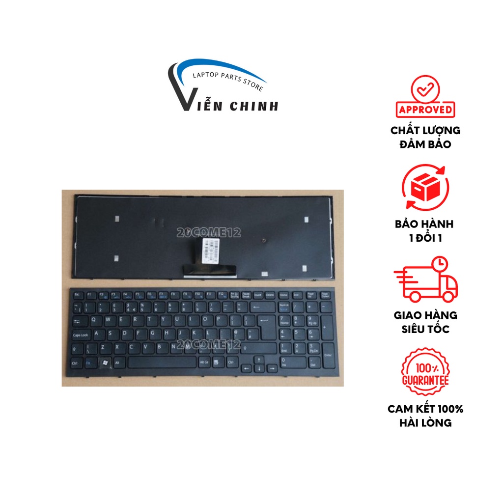 Bàn phím laptop Sony Vaio VPCEB – EB ĐEN