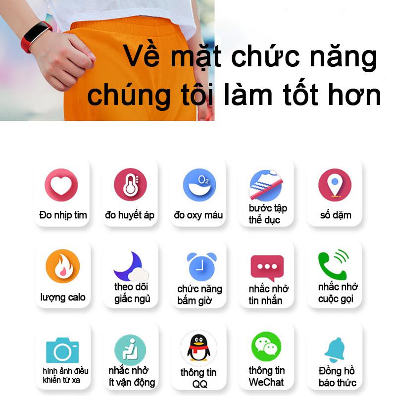 Đồng Hồ Thông Minh, Đồng Hồ Đo Sức Khỏe C6 Smart Band Thiết Kế Nhỏ Gọn Thông Minh, Nhịp Tim, Đo Huyết Áp, Xem Giờ [SHC6]