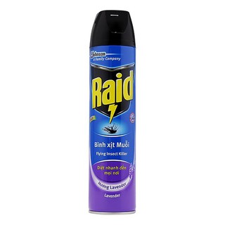 Xịt muỗi Raid 600ml (cam chanh / larvender )