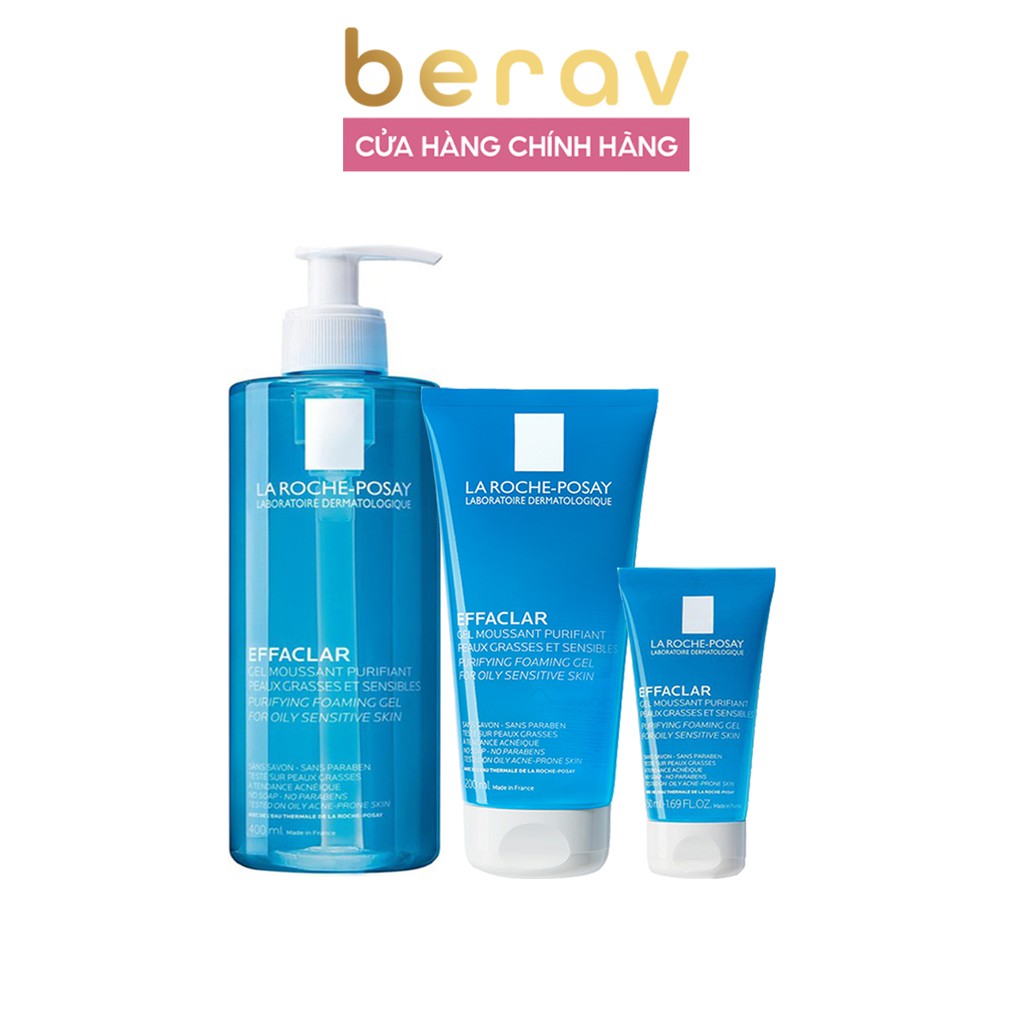 [Mã FMCGMALL -8% đơn 250K] Sữa Rửa Mặt La Roche Posay Dạng Gel Giảm Mụn, Kiềm Dầu Effaclar Foaming Gel | BigBuy360 - bigbuy360.vn