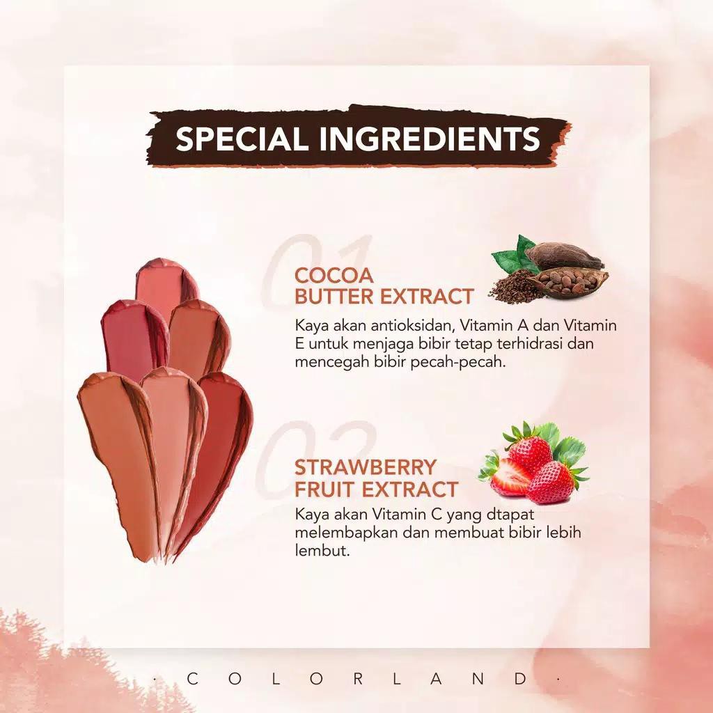 (hàng Mới Về) Son Môi You Colorland Lâu Trôi 8 Giờ Chính Hãng | BigBuy360 - bigbuy360.vn