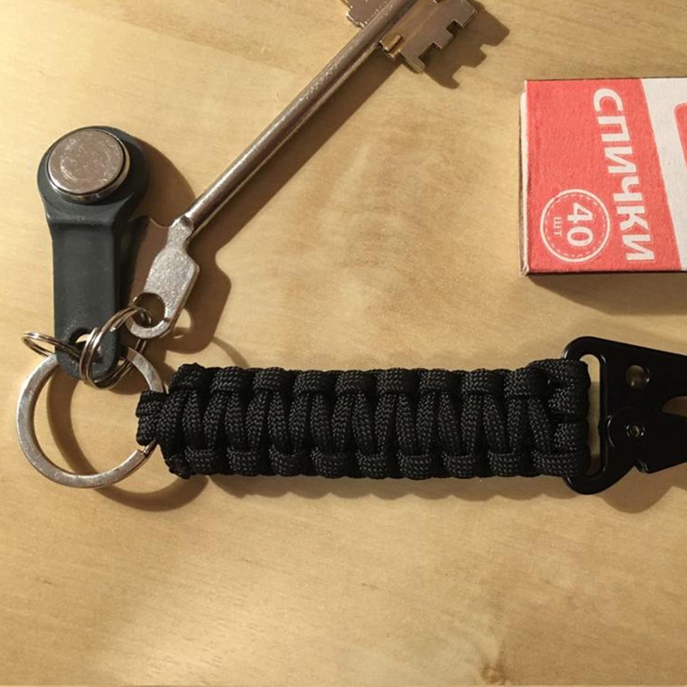 Móc khóa dây dù sinh tồn cắm trại ngoài trời