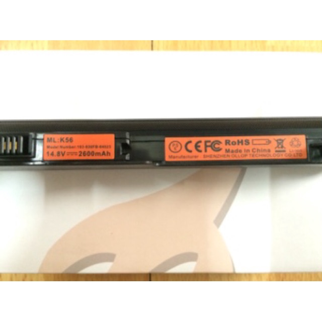 [BH 1 ĐỔI 1] Lenoge sx - Pin asus k56 k56c k56ca k56cb k56cm new bh 1 năm