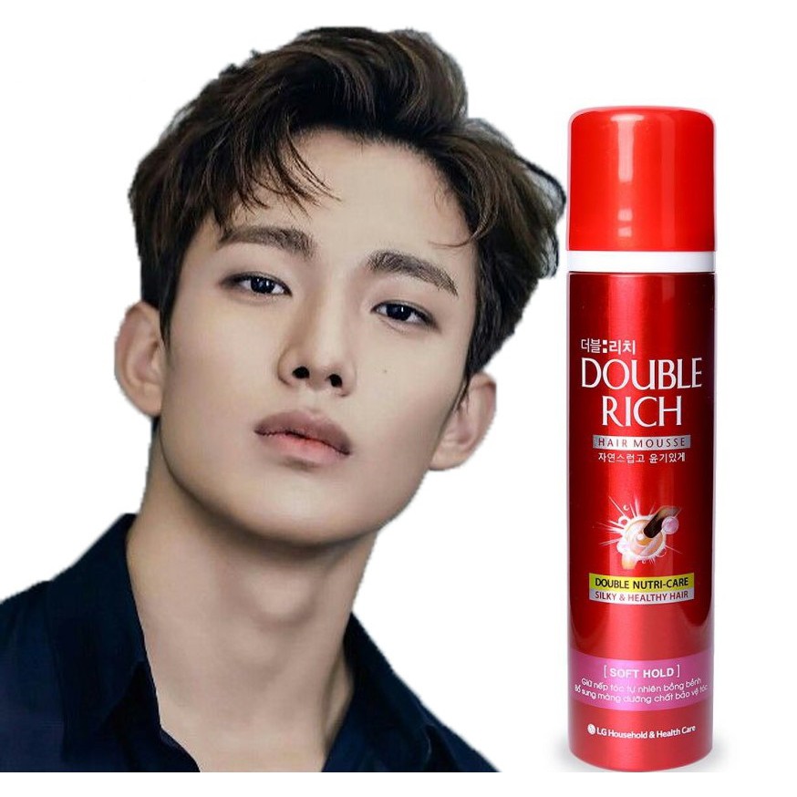 🌺🌺*Mousse Giữ Nếp Tóc Double Rich Hair - 150ml