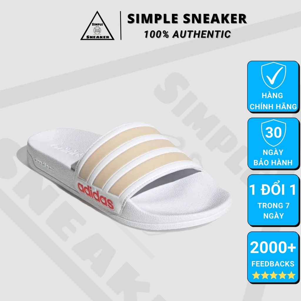 Dép Adidas Shower Chống NướcCHÍNH HÃNG Adidas Adilette Shower Solar Red [GZ5332] - Dép Quai Ngang Đúc - Simple Sneaker