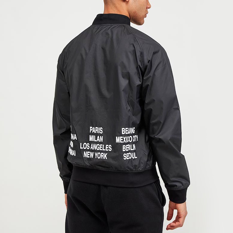 ÁO KHOÁC NIKE MEN'S SPORTSWEAR WOVEN WORLD TOUR - BLACK