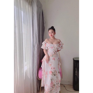 đầm voan 2 kiểu