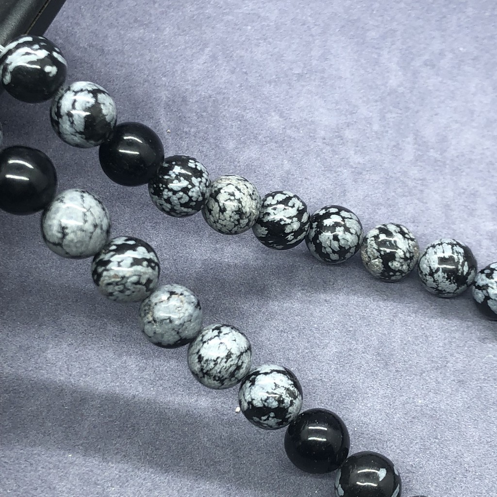 Chuỗi Hạt Đá Tròn Tự Nhiên 4-12mm Dùng Làm Vòng Đeo Tay Diy