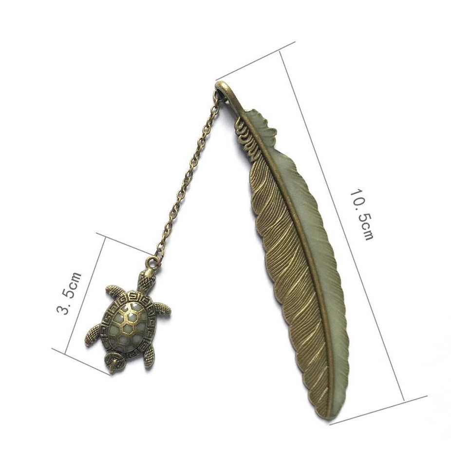 Bookmark dạ quang Rùa may mắn