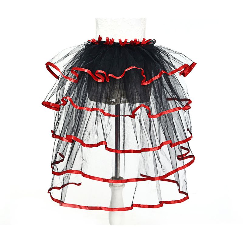 Chân Váy Múa Ballet Vải Tuyn Đuôi Xòe Nhiều Lớp Màu Sắc Tương Phản Cho Nữ