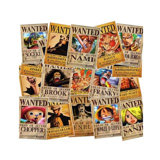 Set 25 Nhãn Dán Trang Trí Hình ONE PIECE
