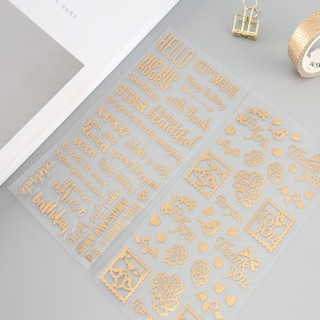 Sticker Nhũ Vàng Lấp Lánh 1