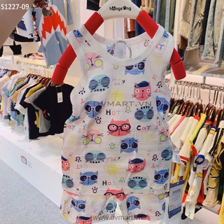 Bộ ba lỗ cotton tre