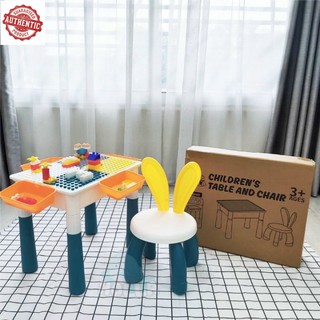 Bộ bàn ghế lego đa năng holla hl-10106 - tặng 70 miếng lego