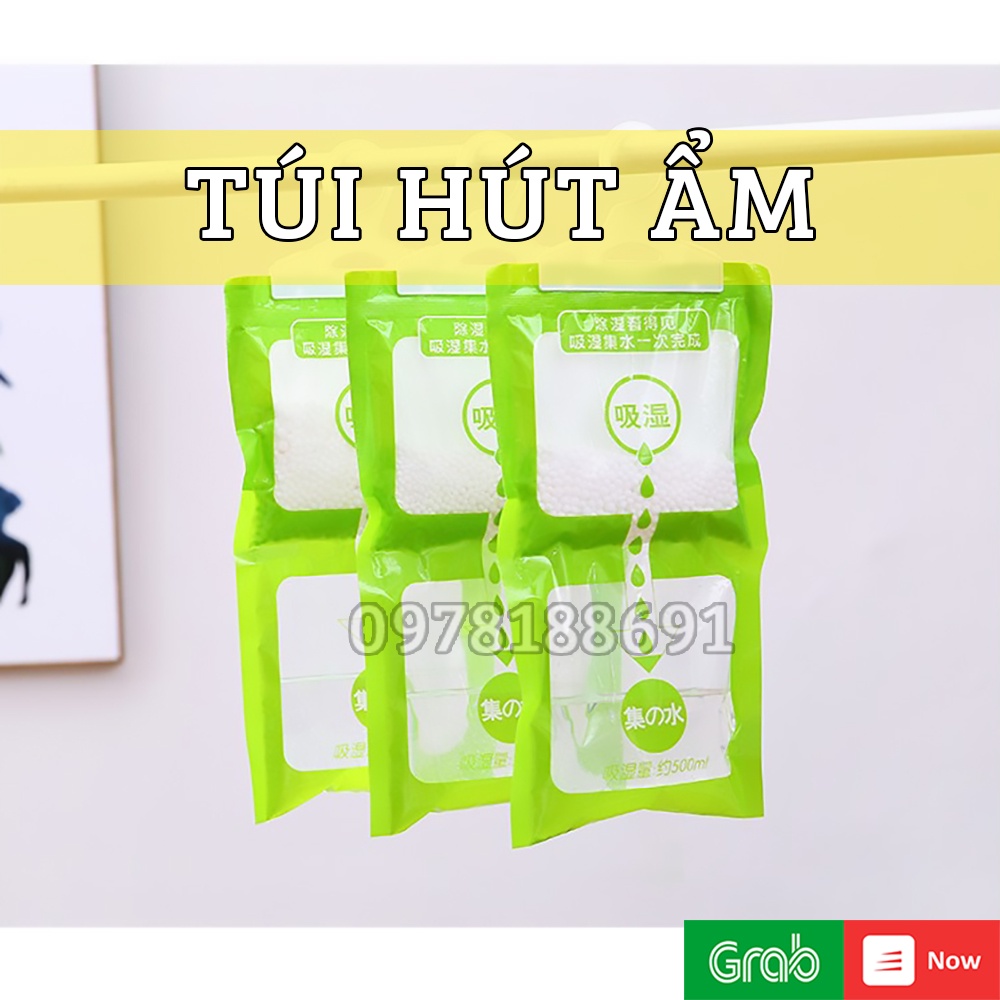 Túi Hút Ẩm 2 Ngăn, Hút Ẩm Cực Mạnh, Chống Ẩm Mốc, Khử Khuẩn, Khử Mùi