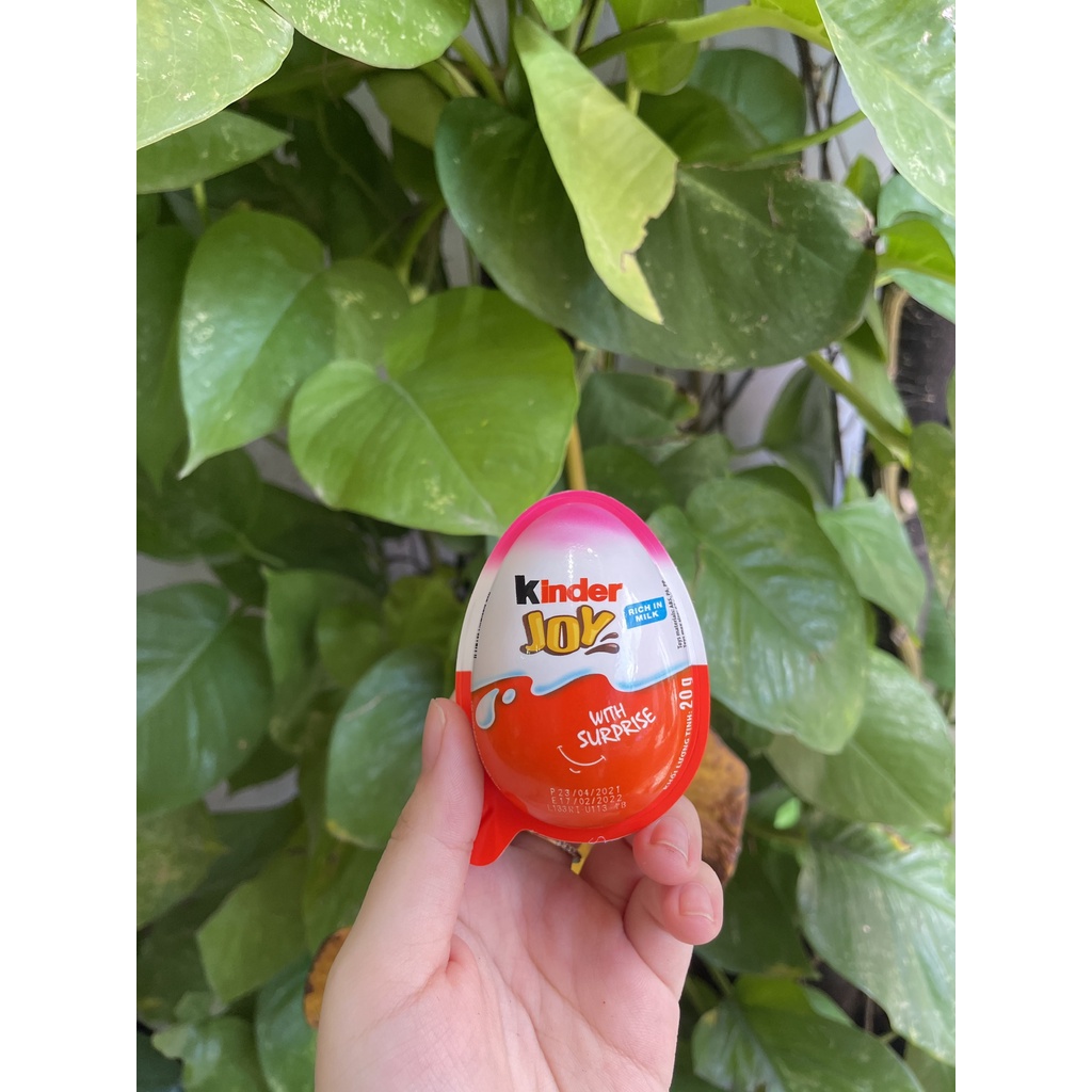 Trứng Sôcôla Kinder Joy Săn Đồ Chơi Bất Ngờ Cho Bé Gái (Trứng 20g)