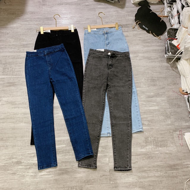 BÁN SỈ QUẦN JEAN ASOS SKIN 4 MÀU CẠP CAO