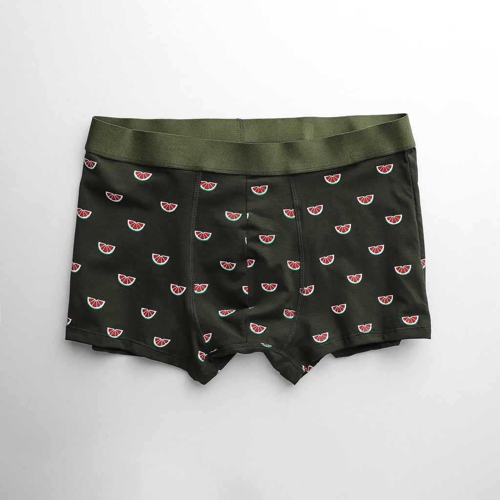 Quần lót boxer nam hoạ tiết siêu cute, Vải cotton mát mịn, co dãn tốt 3365
