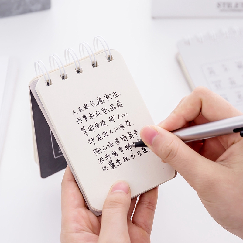 1 Máy Tính Hàn Quốc Văn Phòng Phẩm Cá Tính Sáng Tạo Cuộn Dây Ben Nhỏ Di Động Máy Tính Xách Tay Để Quên Note