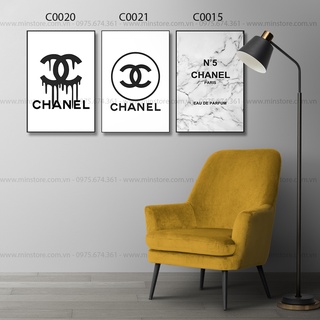 Khung tranh decor, hình chanel