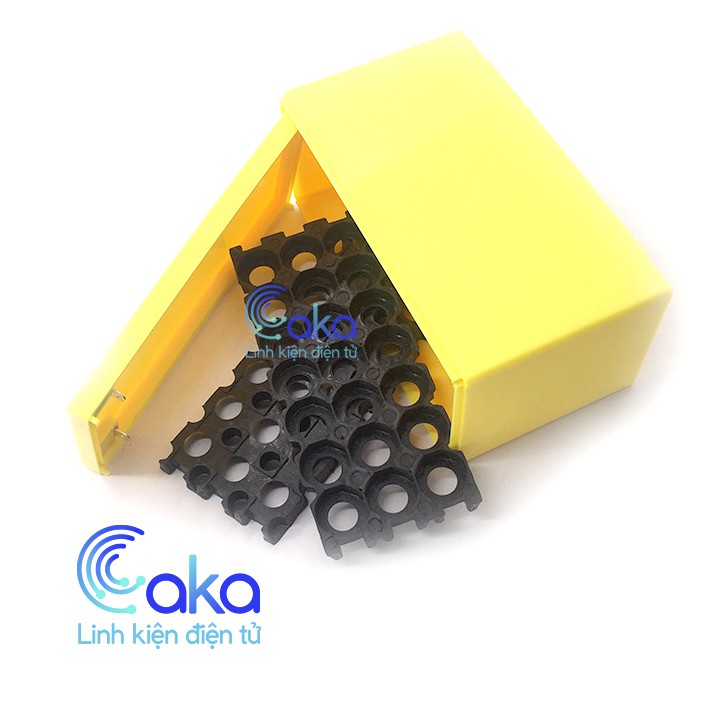 Vỏ bình ắc quy đựng pin Lithium 21 cell pin 18650 có kèm khung giữ pin