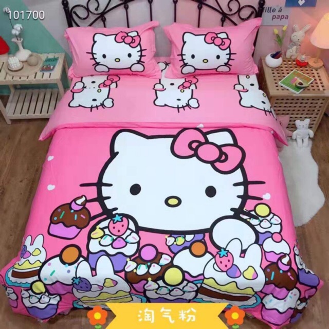 Chăn ga gối cotton 3D