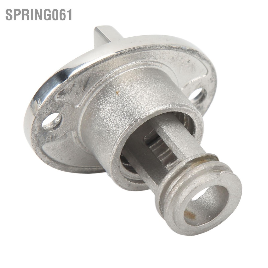 Spring061 Phích cắm cống cho thuyền Thép không gỉ bền chắc Đường kính ren 0 75in