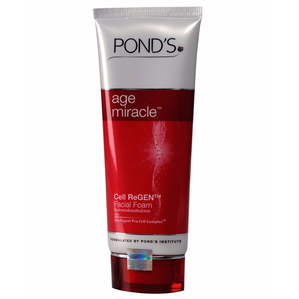 Sữa rửa mặt ngăn ngừa lão hóa Pond's Age Miracle đỏ Thái Lan