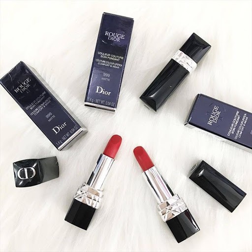 Son Dior Rouge Dior 999 Mini - Màu Đỏ Tươi