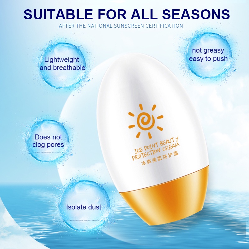 Kem Chống Nắng 60ml SPF50+ PA+ Hỗ Trợ Chống Nắng Bảo Vệ Da