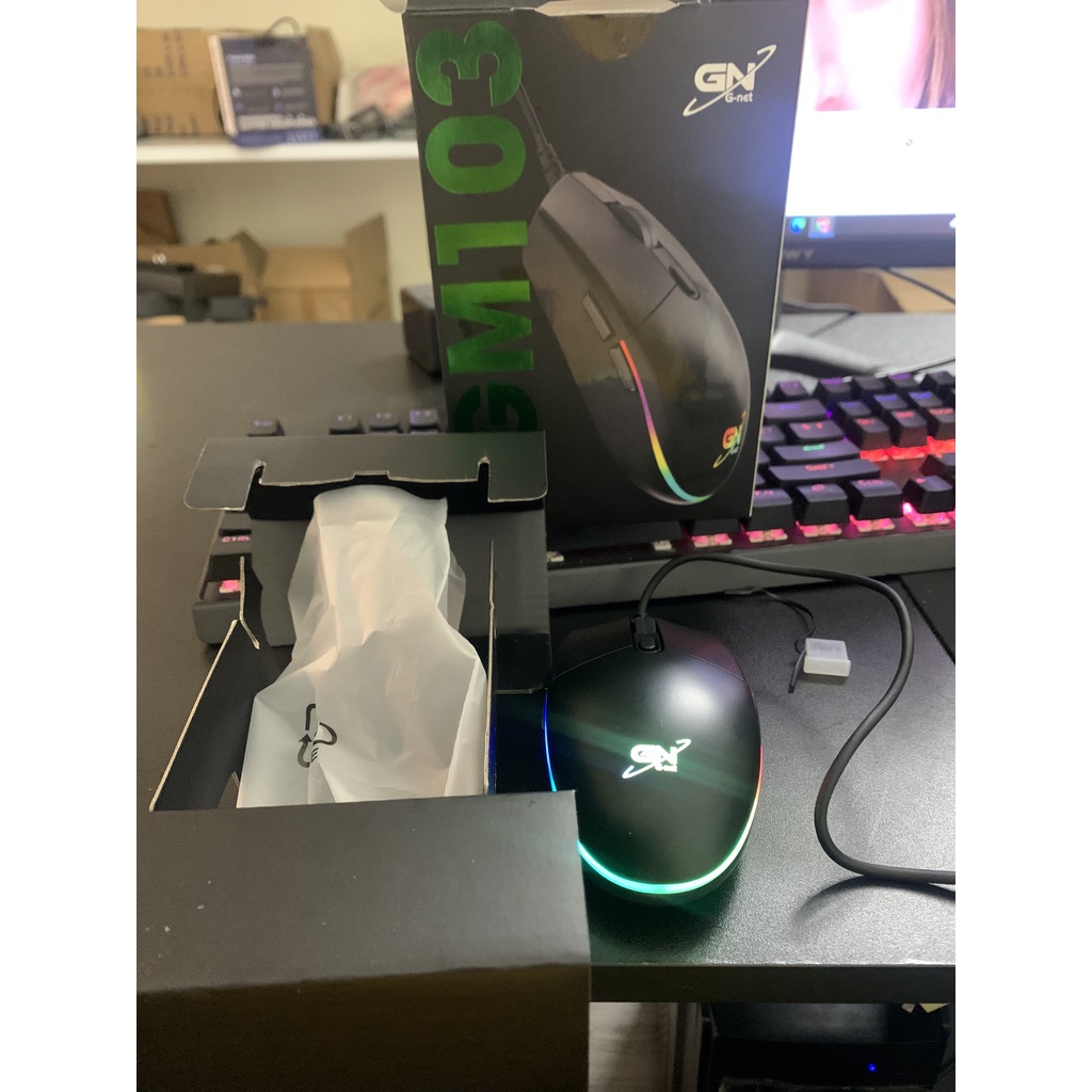 Chuột chơi game g-net gm103 - 7200dpi