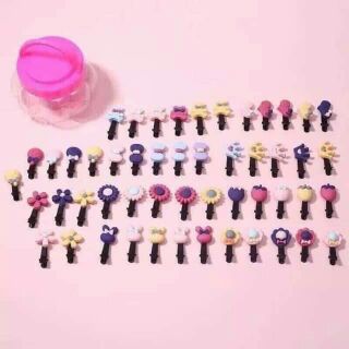 Set 40 kẹp tóc hộp nhựa cho bé