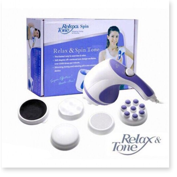 ✅Máy đánh tan mỡ bụng cầm tay Relax & Spin