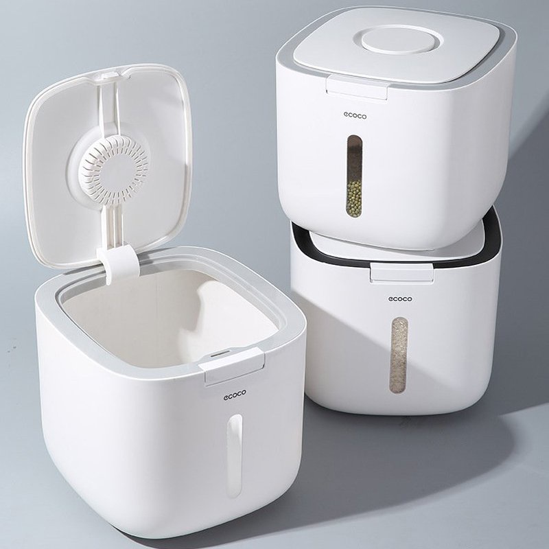 Thùng đựng,gạo đựng bột mì 10kg chống ấm mốc ecoco 2005