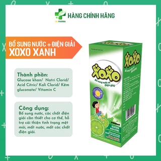 [3M PHARMA] Điện giải XOXO Chanh - Bổ sung nước và điện giải vị chanh cho trẻ từ 2 tuổi