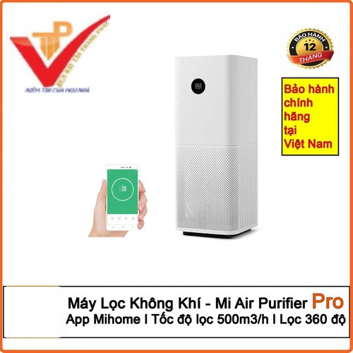 Máy lọc không khí chât lượng tốt nhất Xiaomi Mi Air Purifier Pro - AC-M3-CA