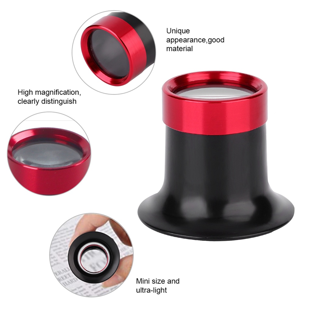 Kính Lúp Phóng Đại 10 Lần Chuyên Dụng Cho Sửa Chữa Trang Sức
