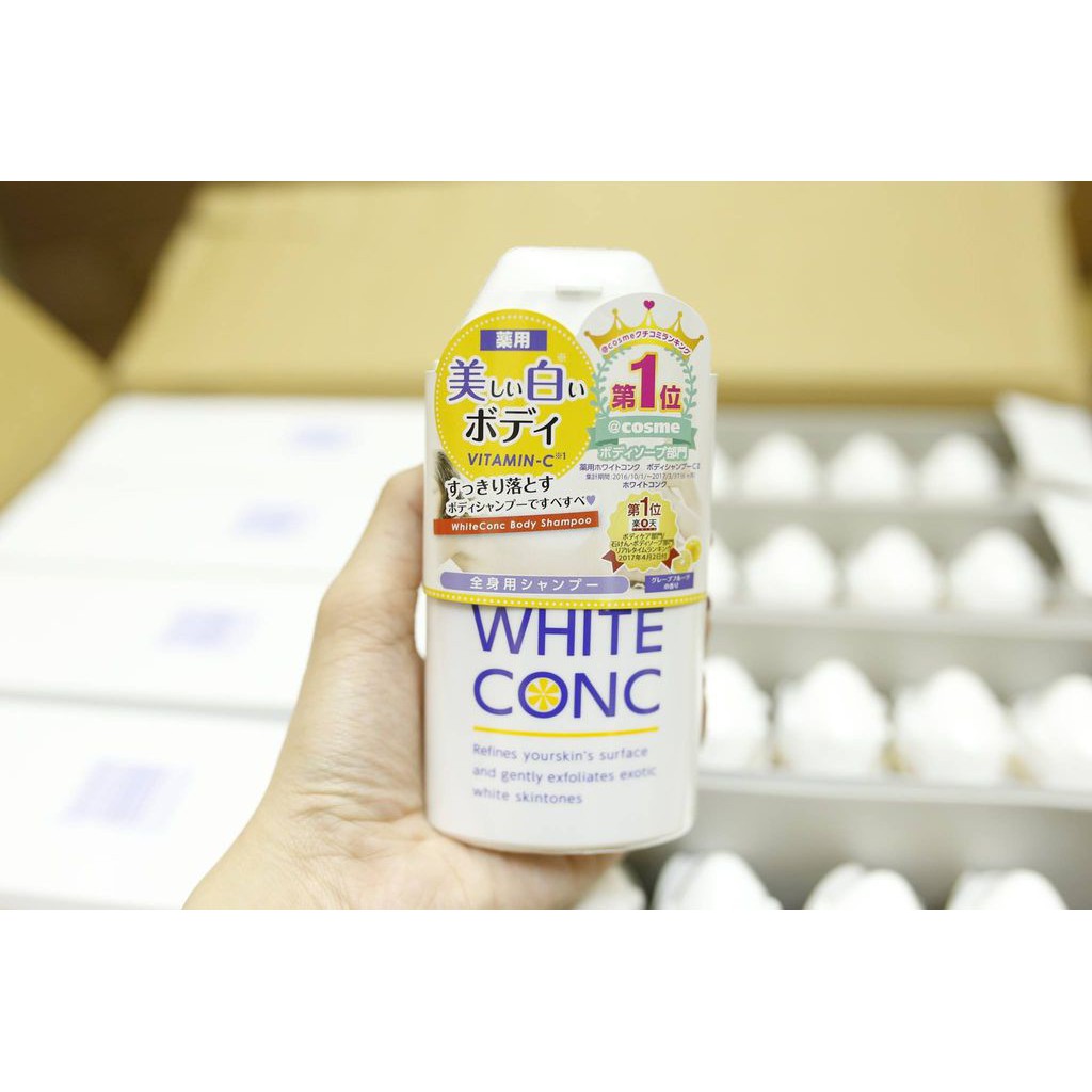 Sữa tắm trắng da white conc 360ml