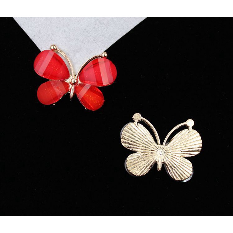 Hình bướm nhiều màu - Phụ kiện đính túi handmade