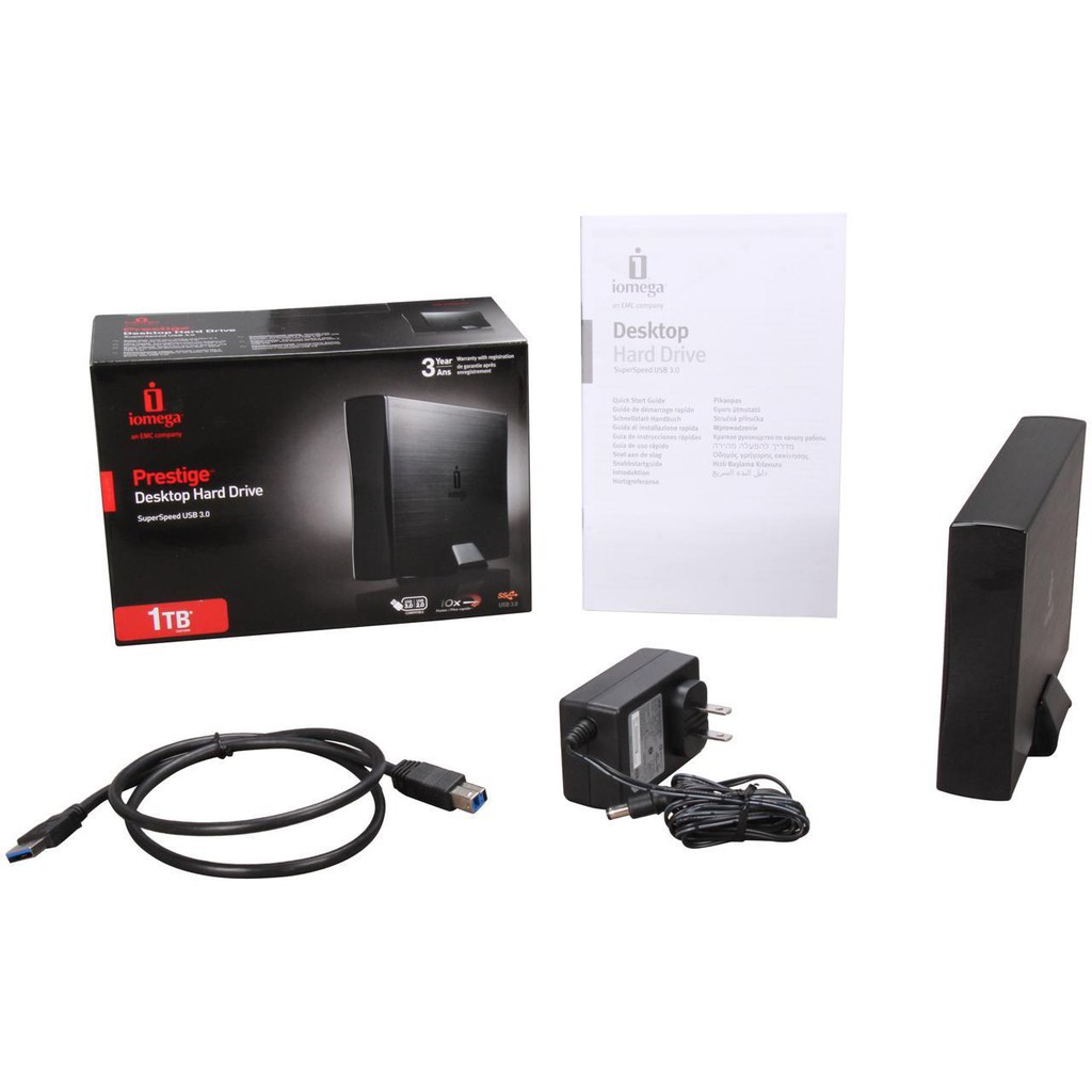 HDD Box 3.5  Inch SATA CHUẨN USB  3.0 vỏ nhôm IOMEGA- Hỗ trợ ổ cứng 4Tb - Biến Ổ Cứng Máy Tính Bàn Thành Ổ Cứng Di Động | BigBuy360 - bigbuy360.vn