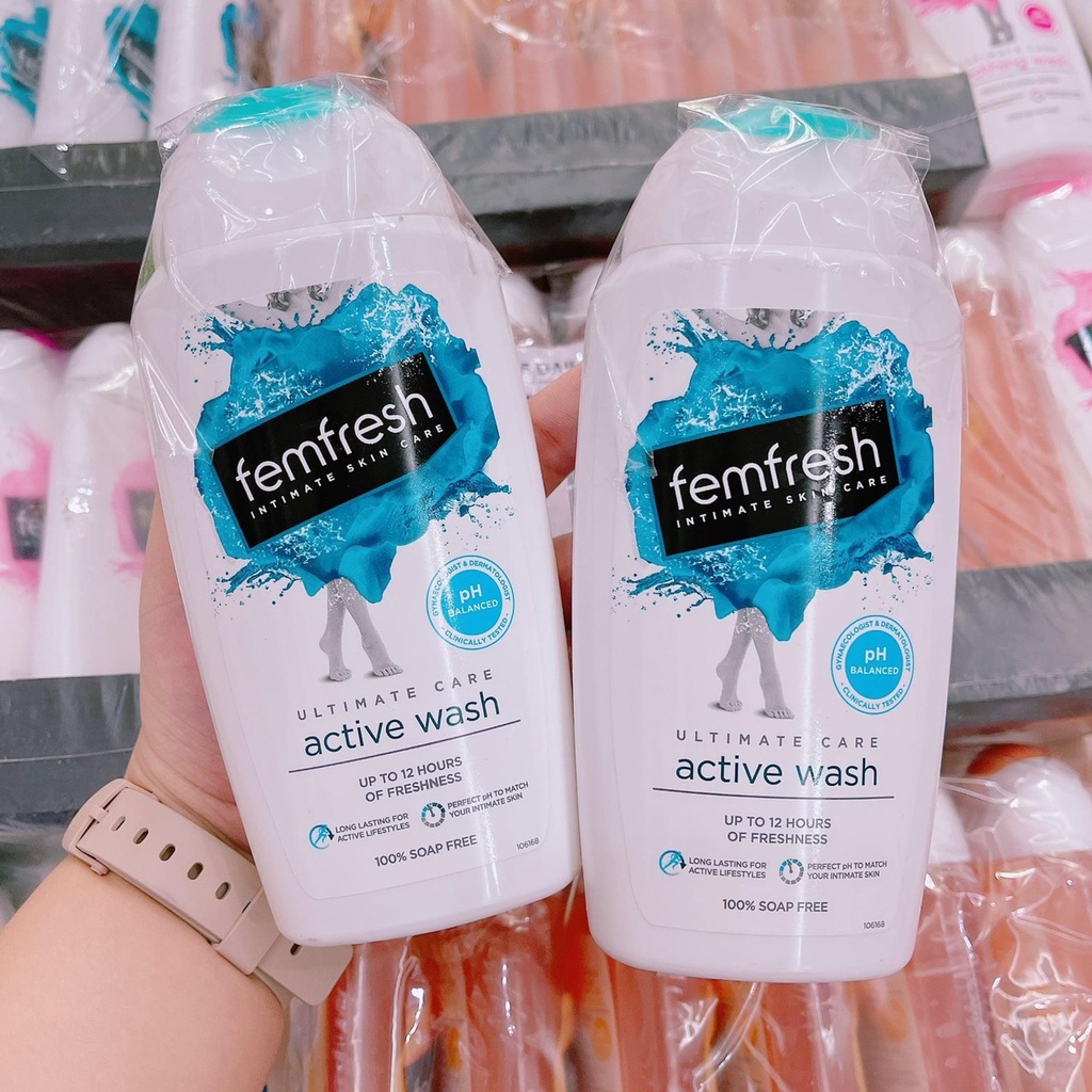 Dung dịch vệ sinh phụ nữ Femfresh nhiều màu UK và ÚC  250ml Chuẩn 100% GentsOfficialStore