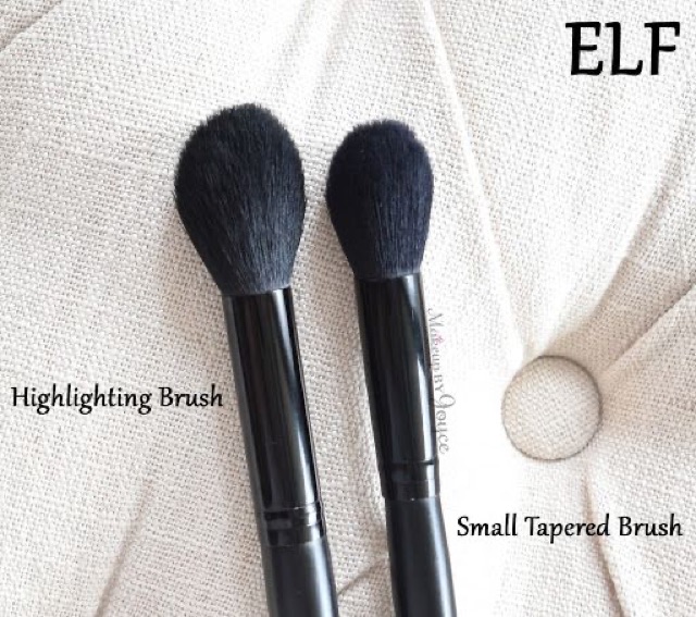 Cọ trang điểm e.l.f elf Small Tapered Brush tán má hồng, highlight, phấn phủ và tạo khối