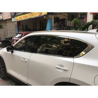 Nẹp viền cong kính inox xe Mazda Cx5 2018 - 2020