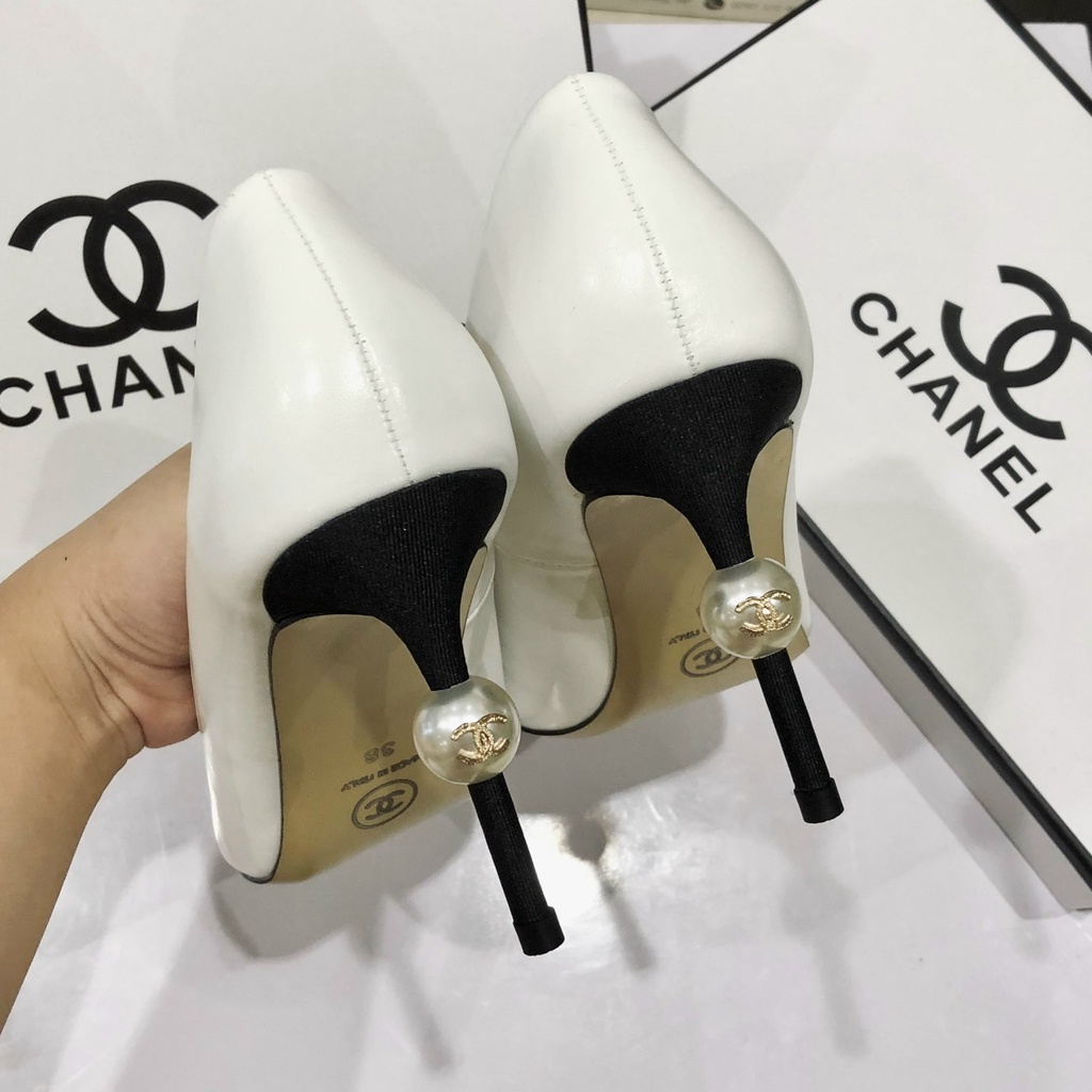 Giày cao gót C 9p, giày dép nữ mũi nhọn phong cách sang chảnh đi tiệc Hàng loại 1