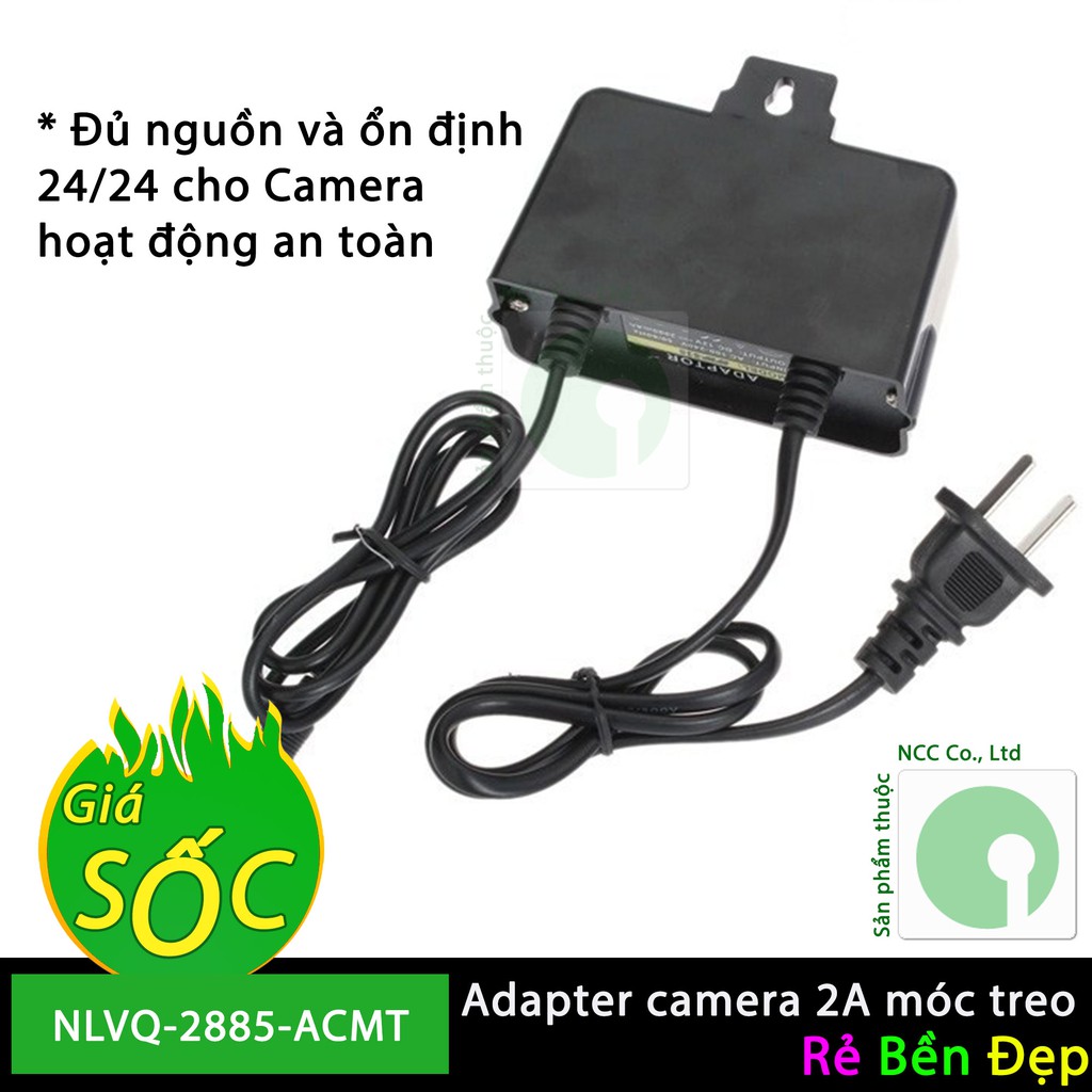 Nguồn Adapter camera 2A móc treo - NLVQ-2885-ACMT