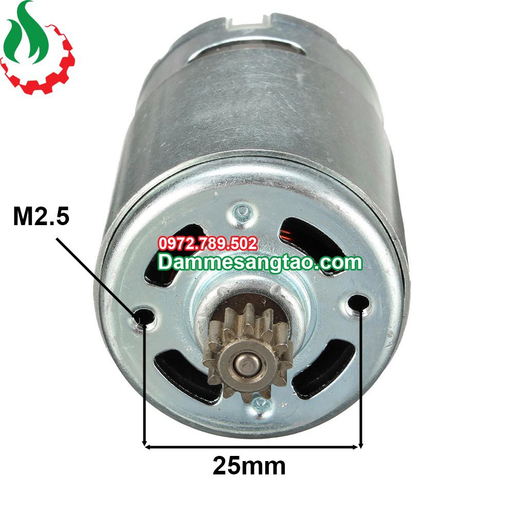 DMST Motor DC RS 550 12V 14V 18V công suất cao