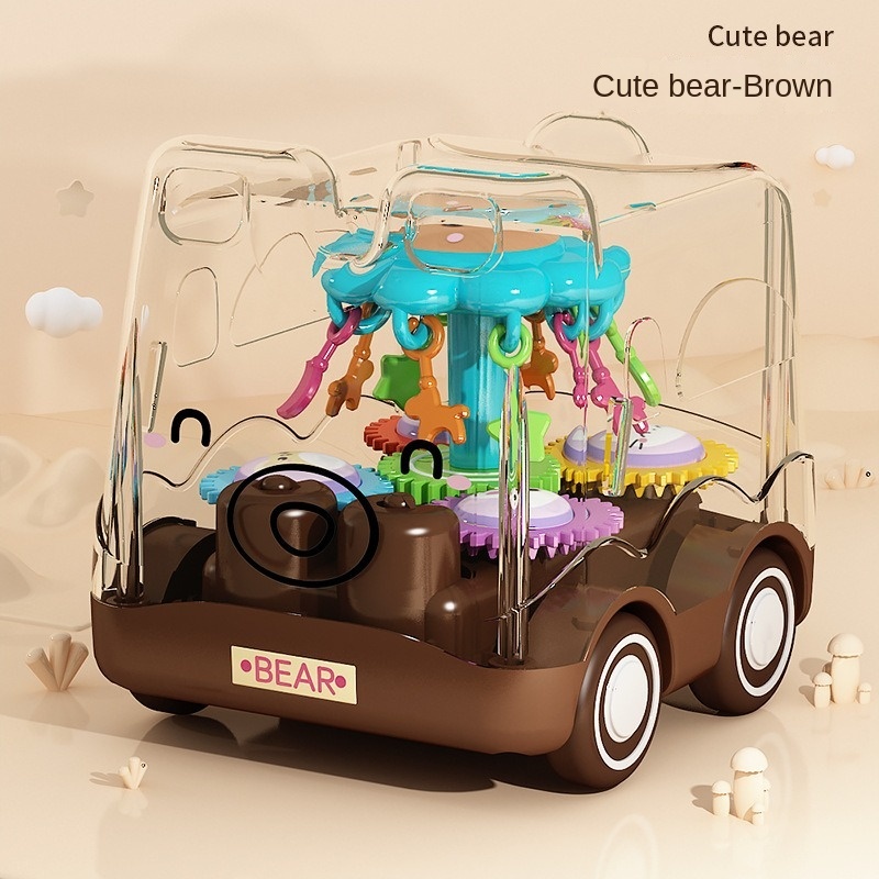 Đồ Chơi Xe Buýt GYLMY62 Trong Suốt Chống Rơi Cho Bé